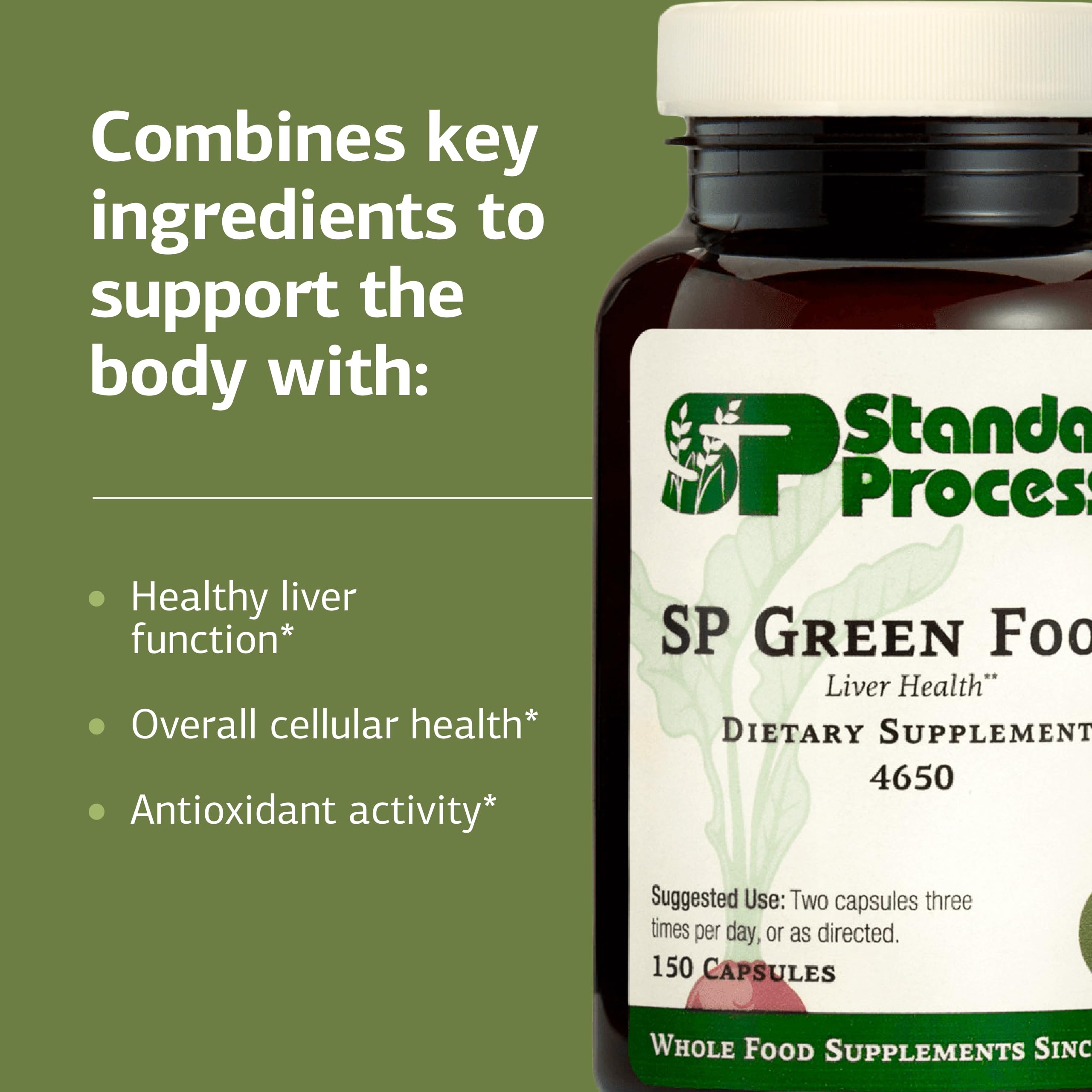 SP Green Food barley plant illustrates metabolism-friendly, whole-food support.