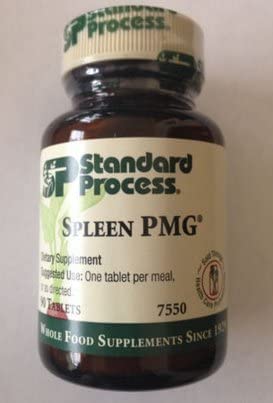 Standard Process Spleen PMG Dietary Supplement bottle, 7550, 90 tablets