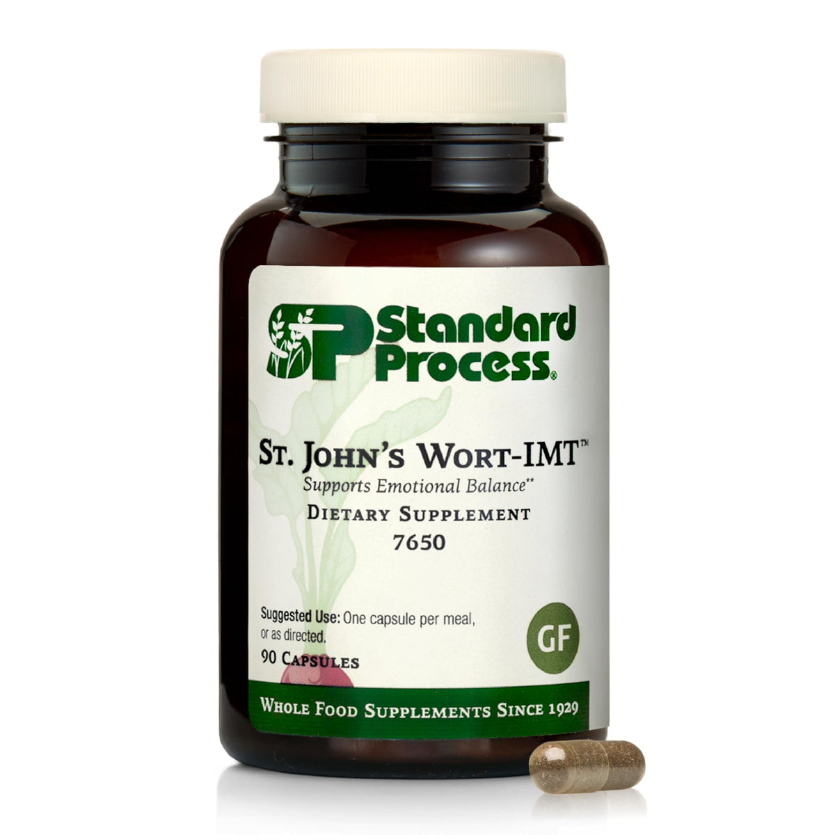 Standard Process St. John's Wort-IMT bottle front view suggesting sleep support