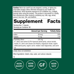 Standard Process St. John's Wort-IMT capsules closeup show daily wellness use