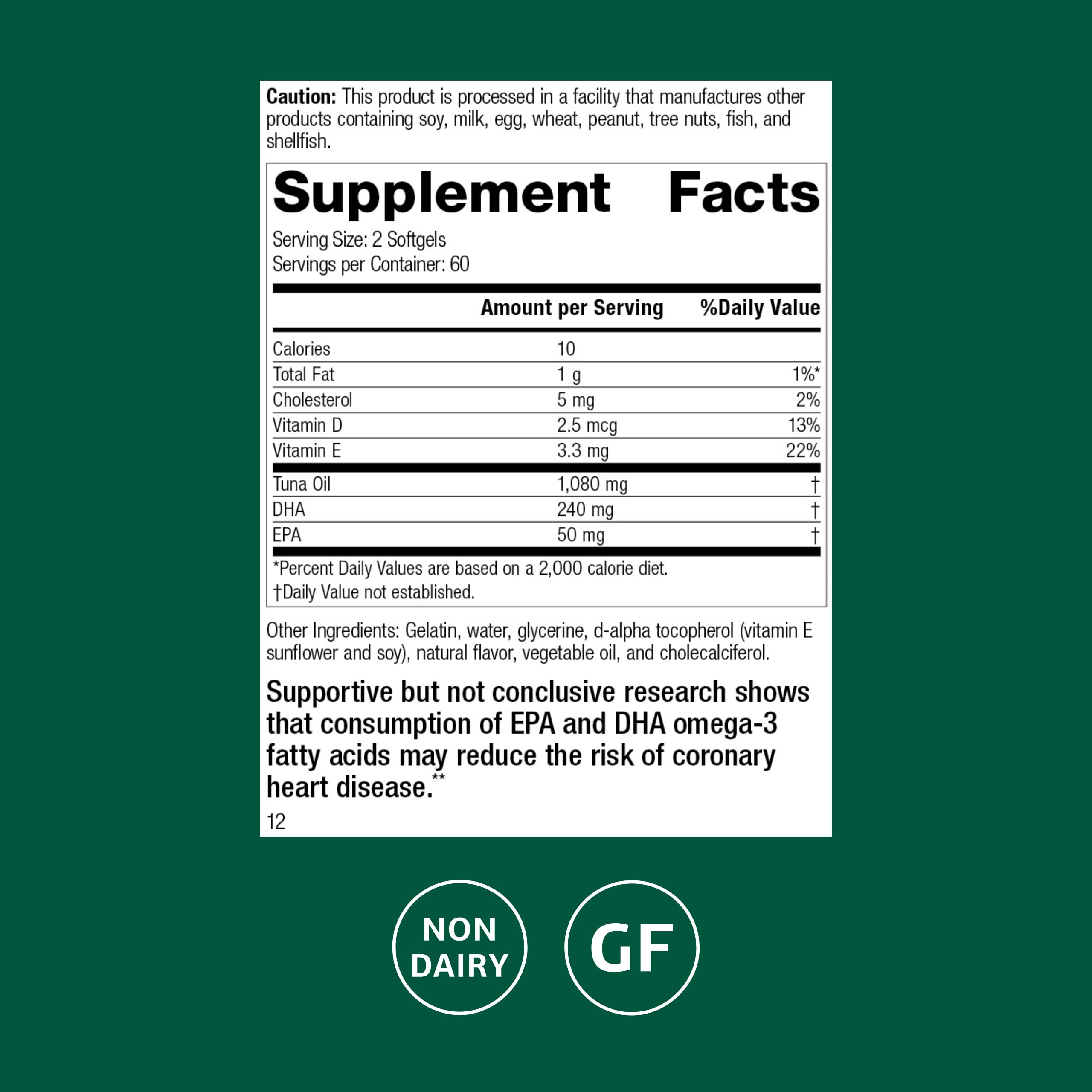 Cap close-up of the Tuna Omega-3 Chewable bottle