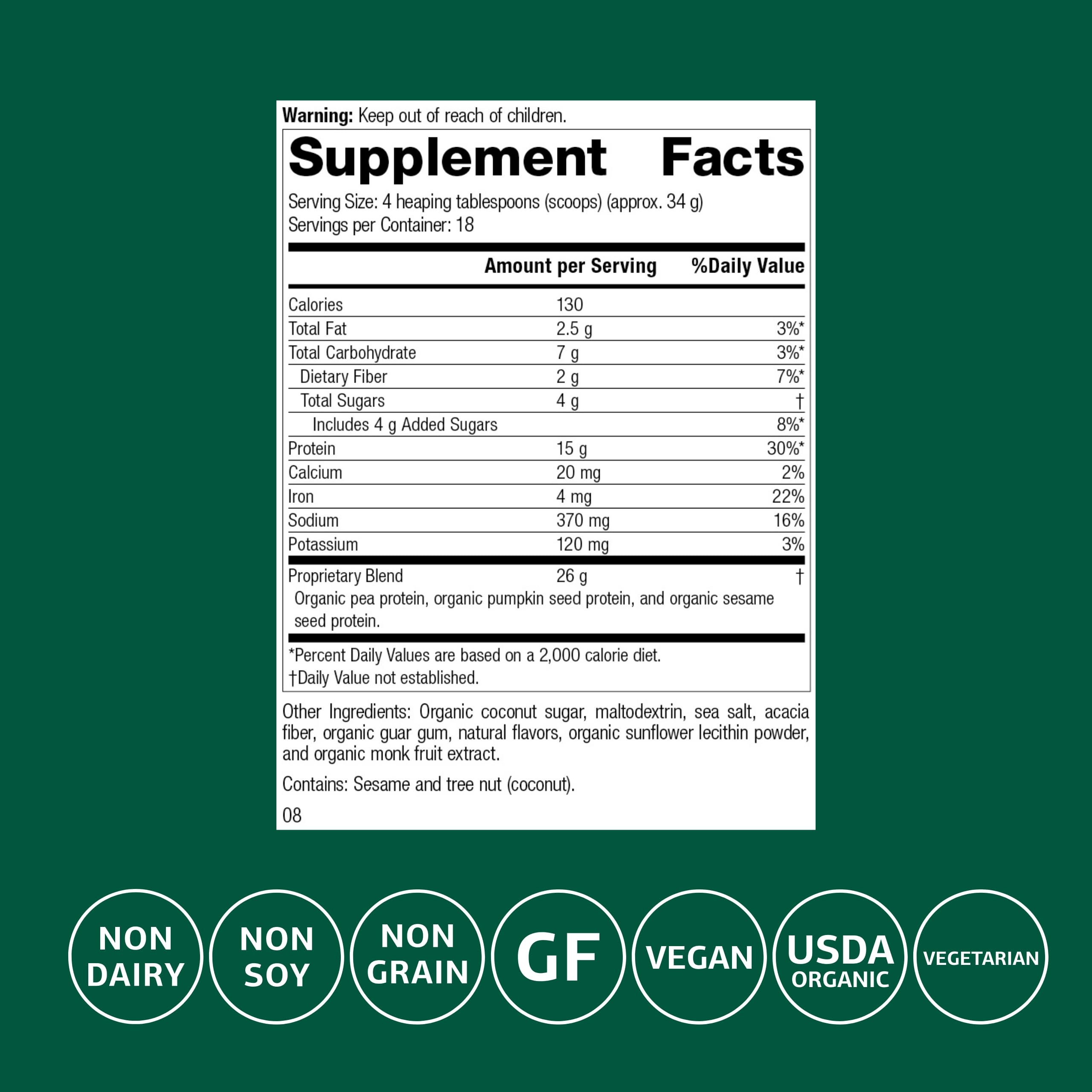 Standard Process Veg-E Complete Pro vanilla shake glass, muscle-supportive protein