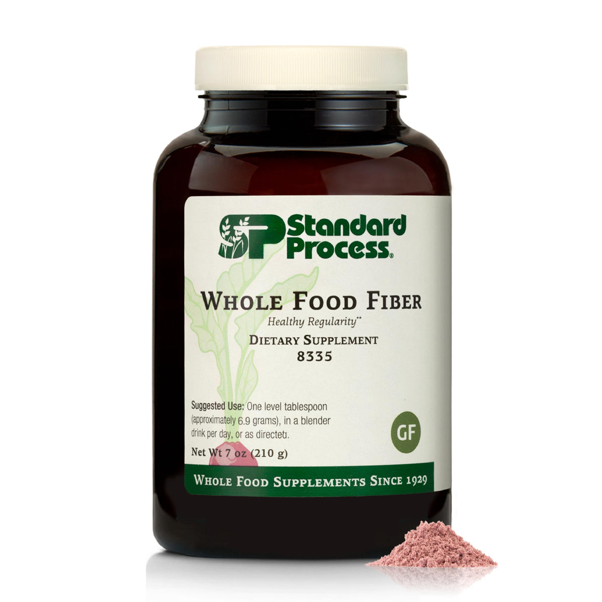 Front view of Standard Process Whole Food Fiber 7 oz packaging