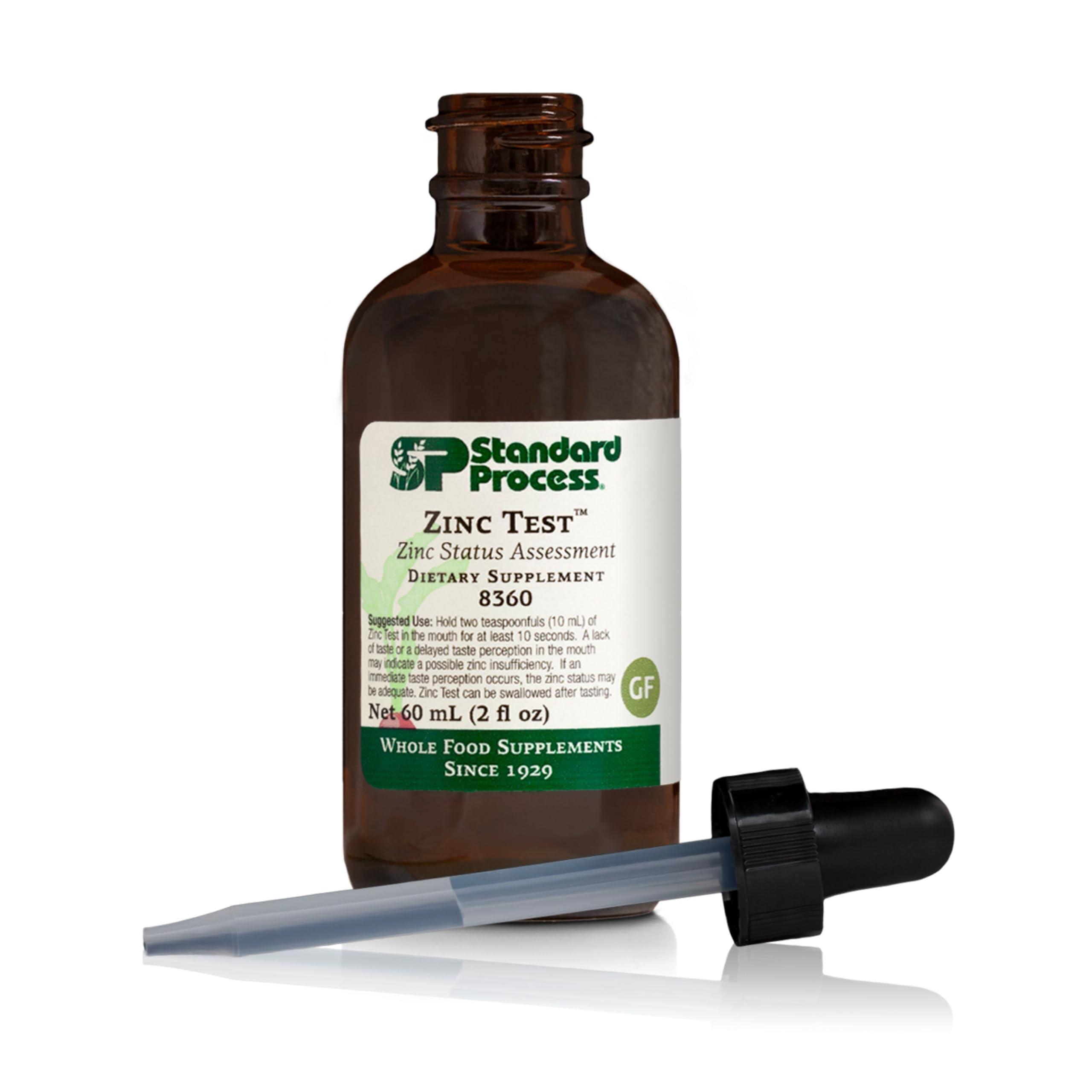 Standard Process Zinc Test bottle with dosage cup