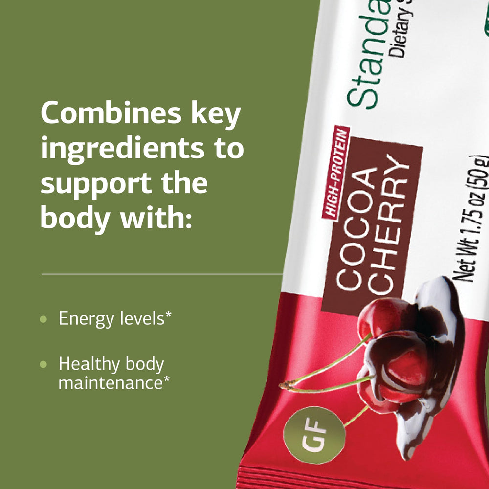 Ingredient highlights for StandardBar Cocoa Cherry