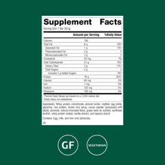 Ingredients and whole food-based profile for StandardBar Cocoa Crisp