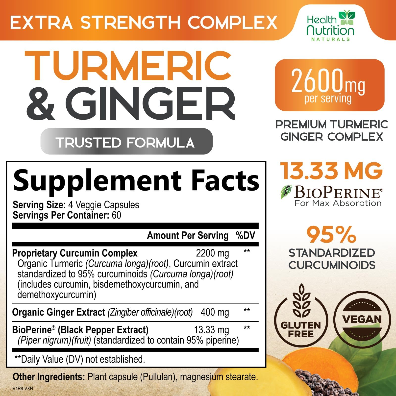 95% standardized curcuminoids