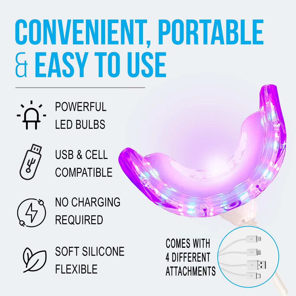 Universal silicone mouth tray for Starlite Smile Gum Light