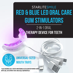 Red LED bulbs 635nm in Starlite Smile Gum Light