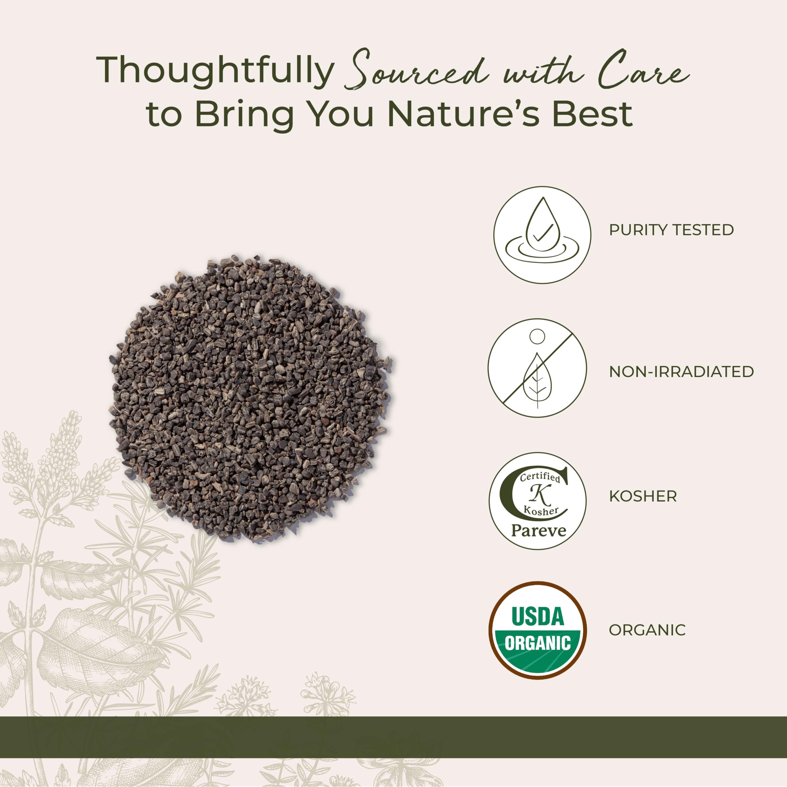 4 oz pouch with Starwest Botanicals label