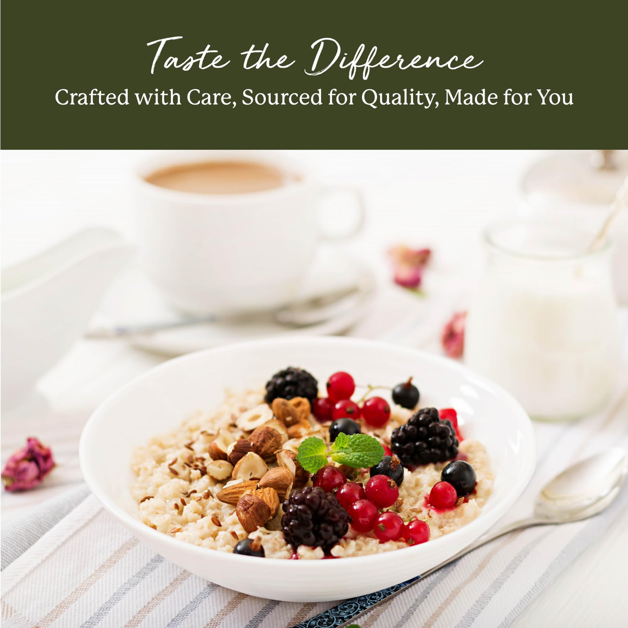 USDA Organic and Kosher certified seal on packaging