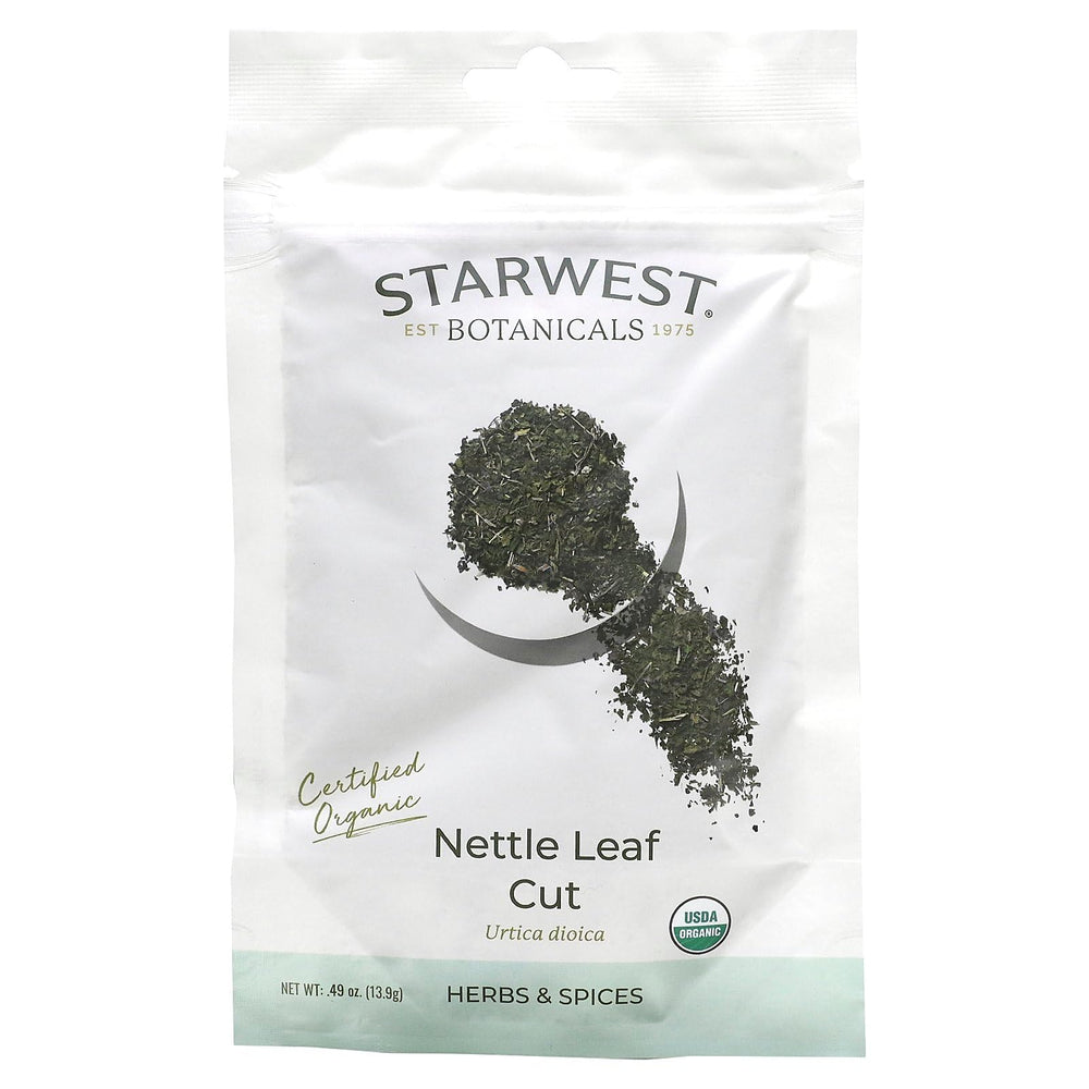 Starwest Botanicals Nettle Leaf Cut in Eco-Pouch packaging