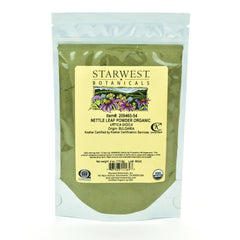Organic Nettle Leaf Powder – 4 oz, Urtica dioica, image 1