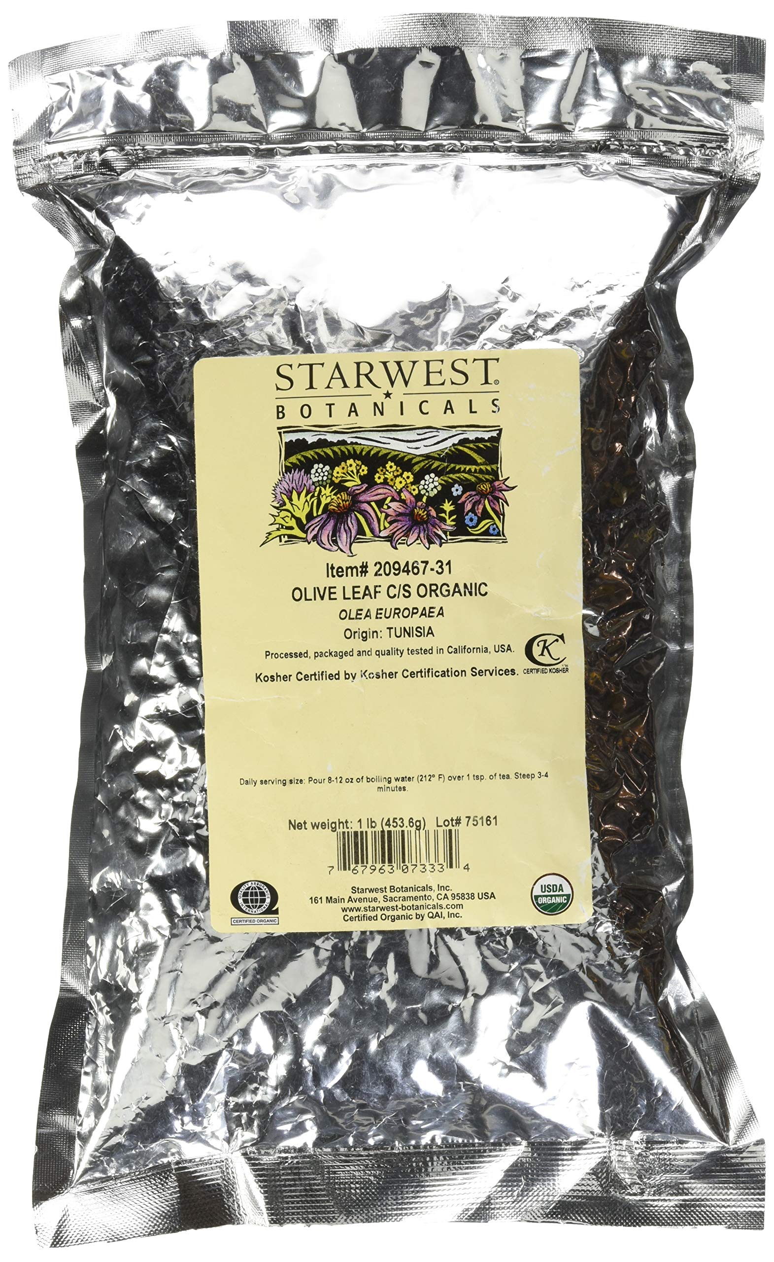 Olive Leaf Cut & Sifted 1lb - product image 1