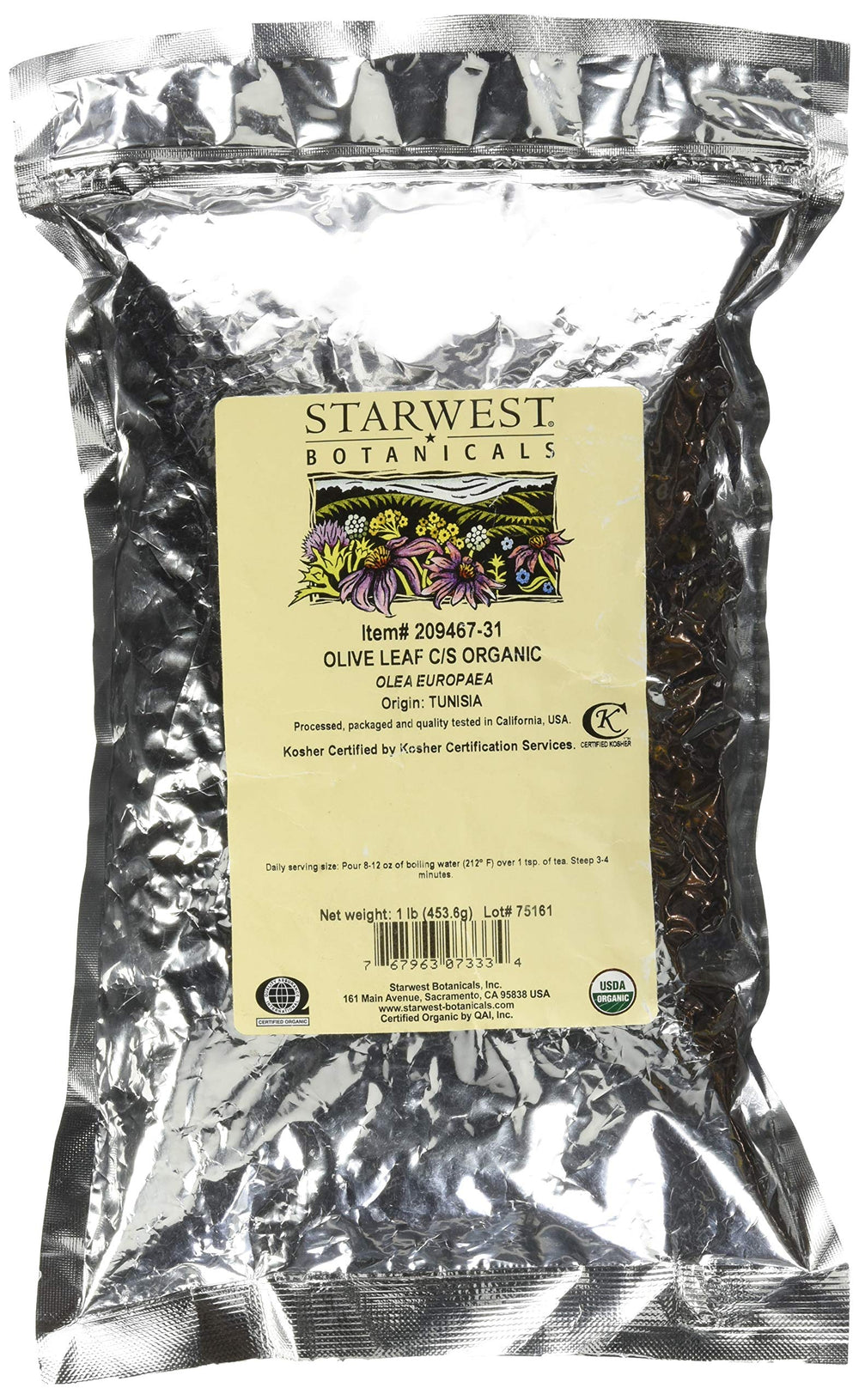 Olive Leaf Cut & Sifted 1lb - product image 1