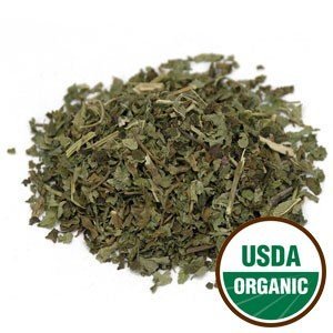 Close-up of Lemon Balm Leaf C/S packaging with Starwest label