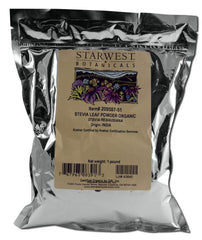 Starwest Botanicals Stevia Leaf Powder – Organic, Kosher-certified medicinal herb