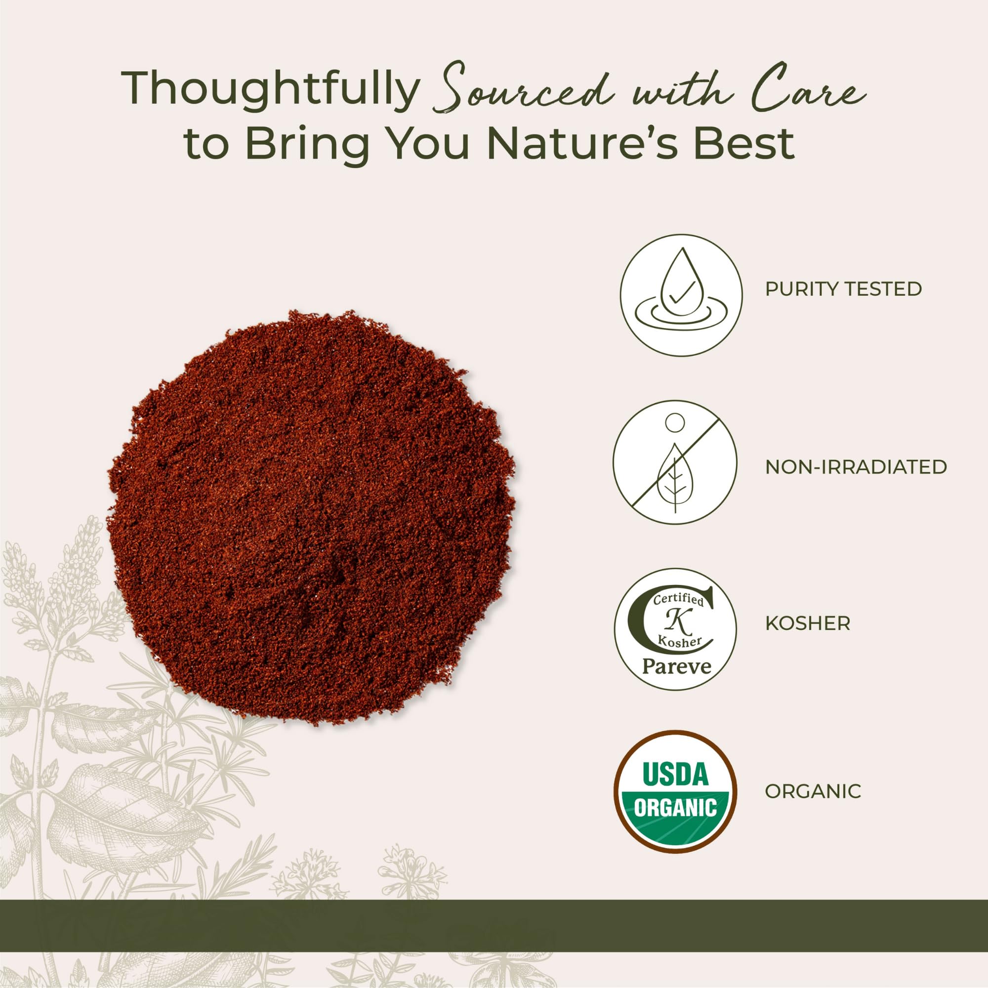 1 lb bulk packaging of Starwest Organic Cayenne Pepper Powder