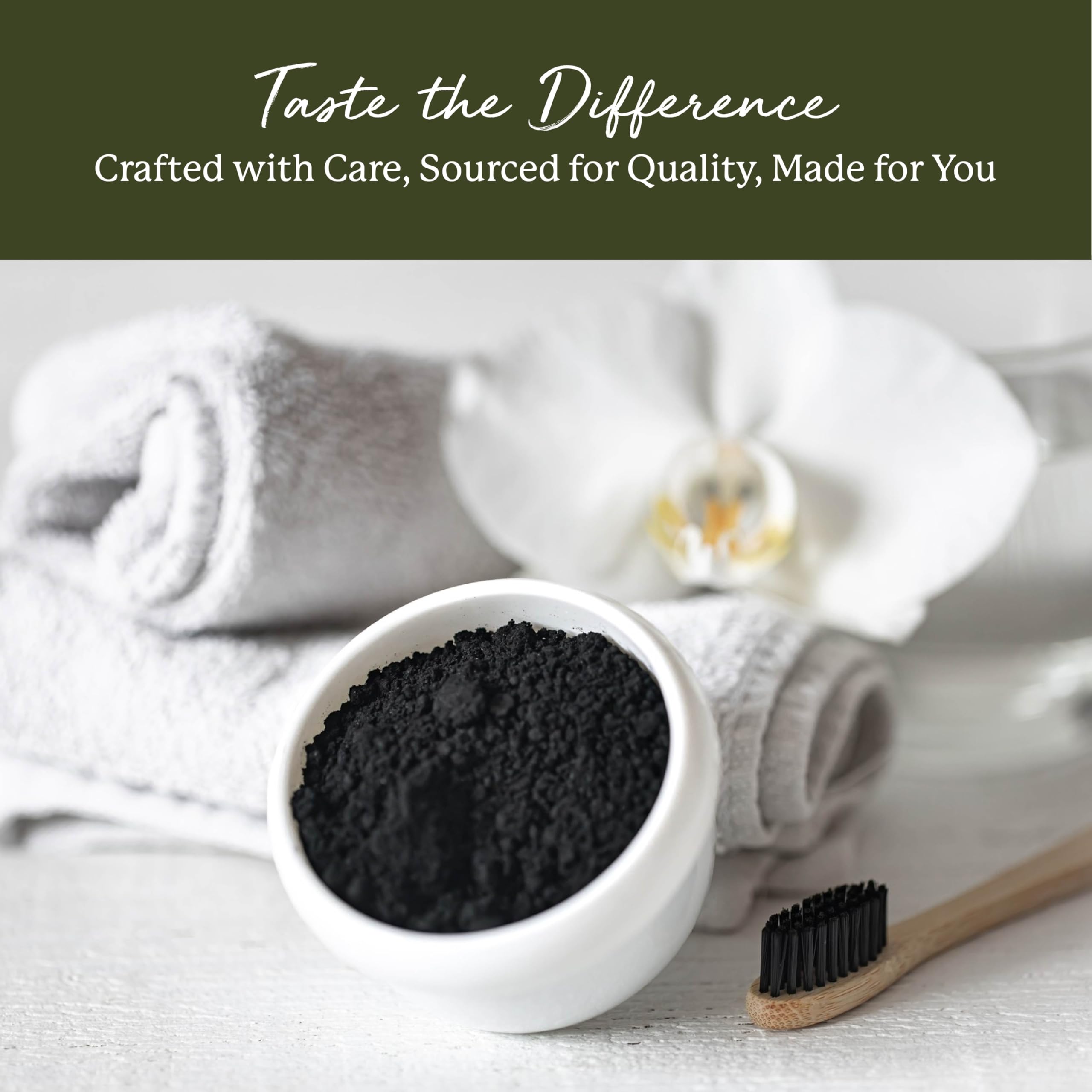Charcoal powder for skincare applications