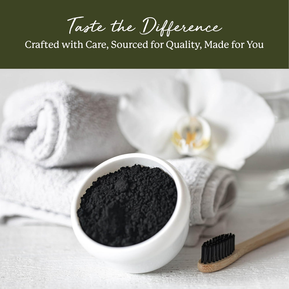 Charcoal powder for skincare applications