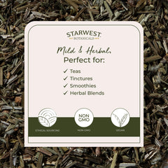 Close-up of dried cleavers leaves (Galium aparine)