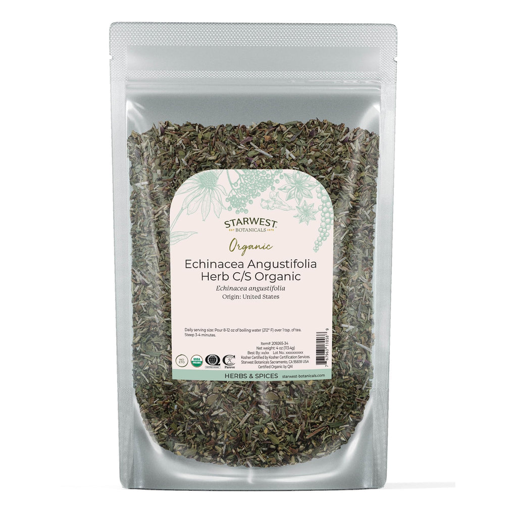 Starwest Botanicals Organic Echinacea Angustifolia - loose leaf herb for tea, tinctures, and blends
