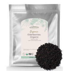 Starwest Botanicals Organic Dried Elderberries - 2 lb Bulk