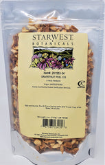 Dried grapefruit peel, cut and sifted, 4 oz package from Starwest Botanicals