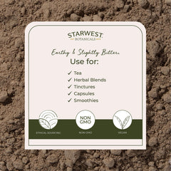 Close-up of dried Kava Kava root powder