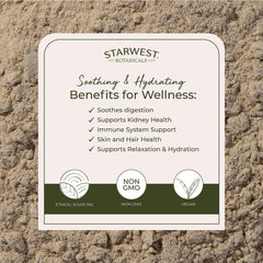 Marshmallow root powder for tea blends