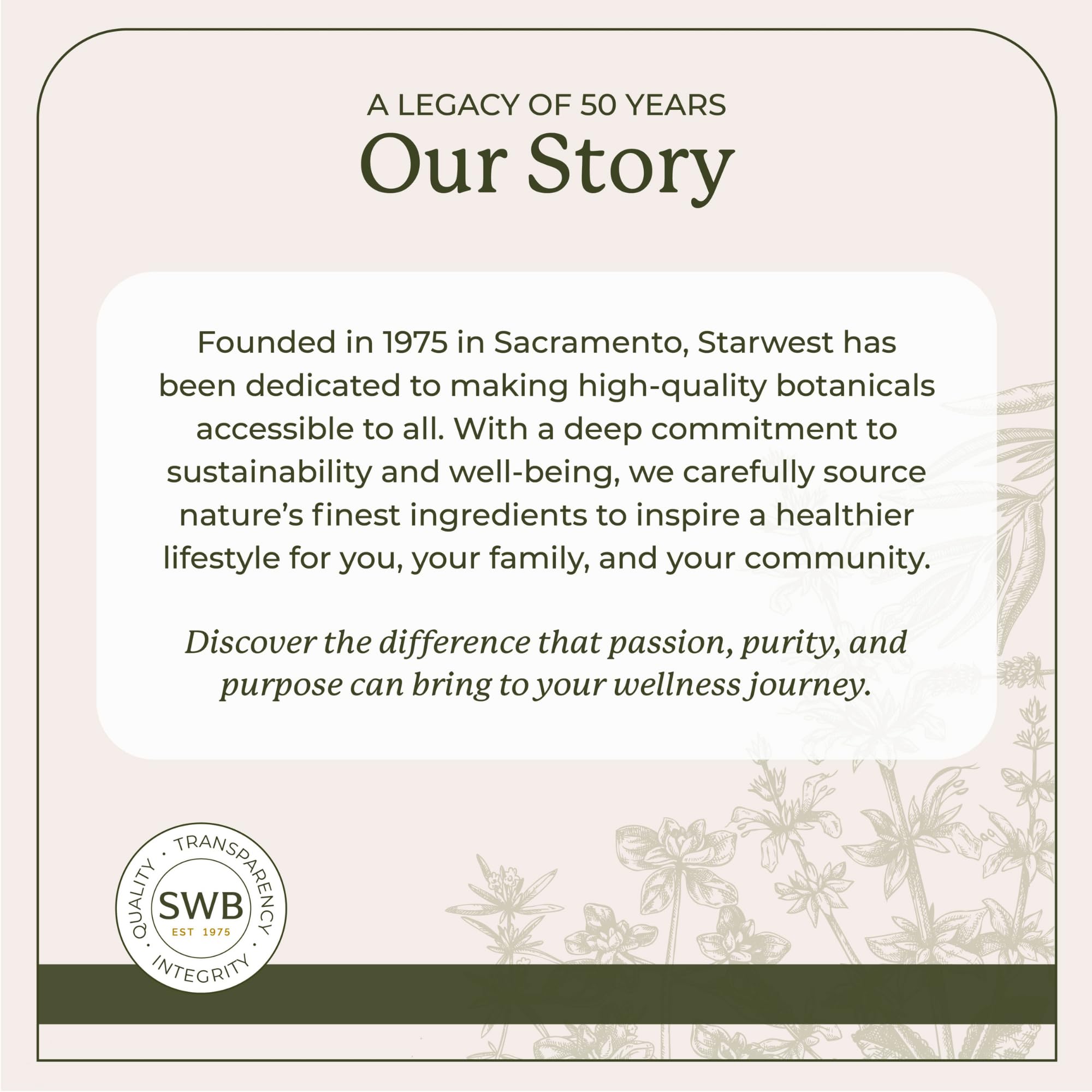 Starwest Botanicals sourcing and sustainability imagery