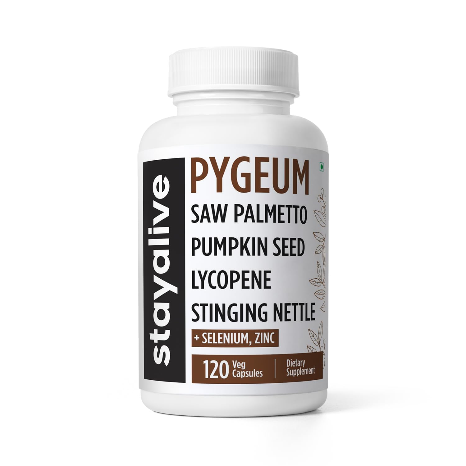 STAY ALIVE Pygeum Africanum 7-in-1 supplement bottle