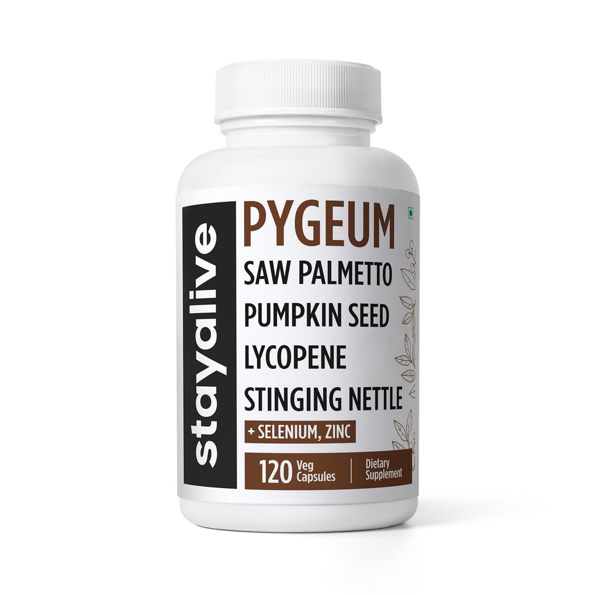 STAY ALIVE Pygeum Africanum 7-in-1 supplement bottle