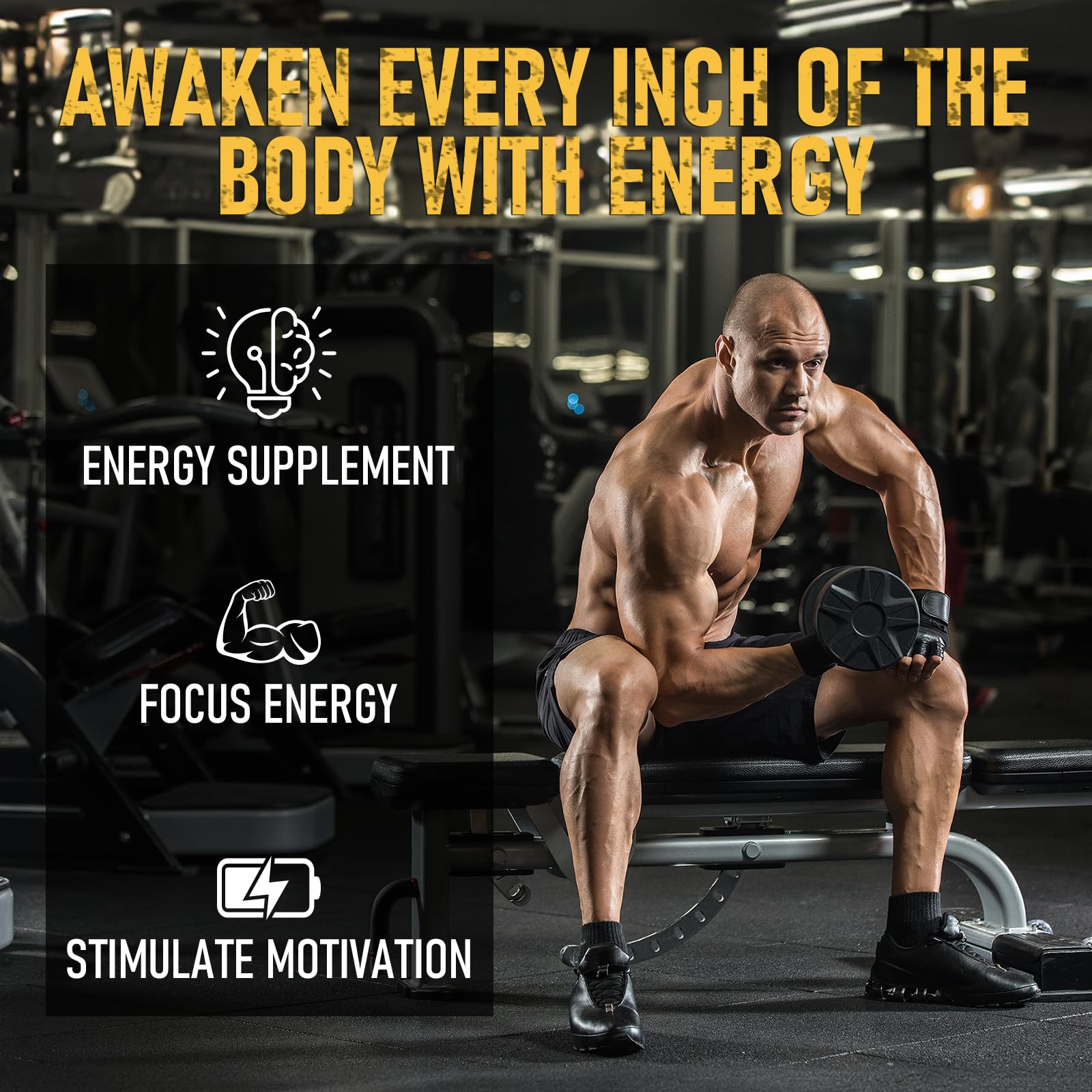 STAY STOKED salts energy boost athlete in motion illustrates heightened alertness mid-workout.