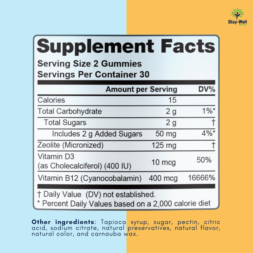 Stay-Well Naturals Non-GMO label communicates a clean ingredient choice.