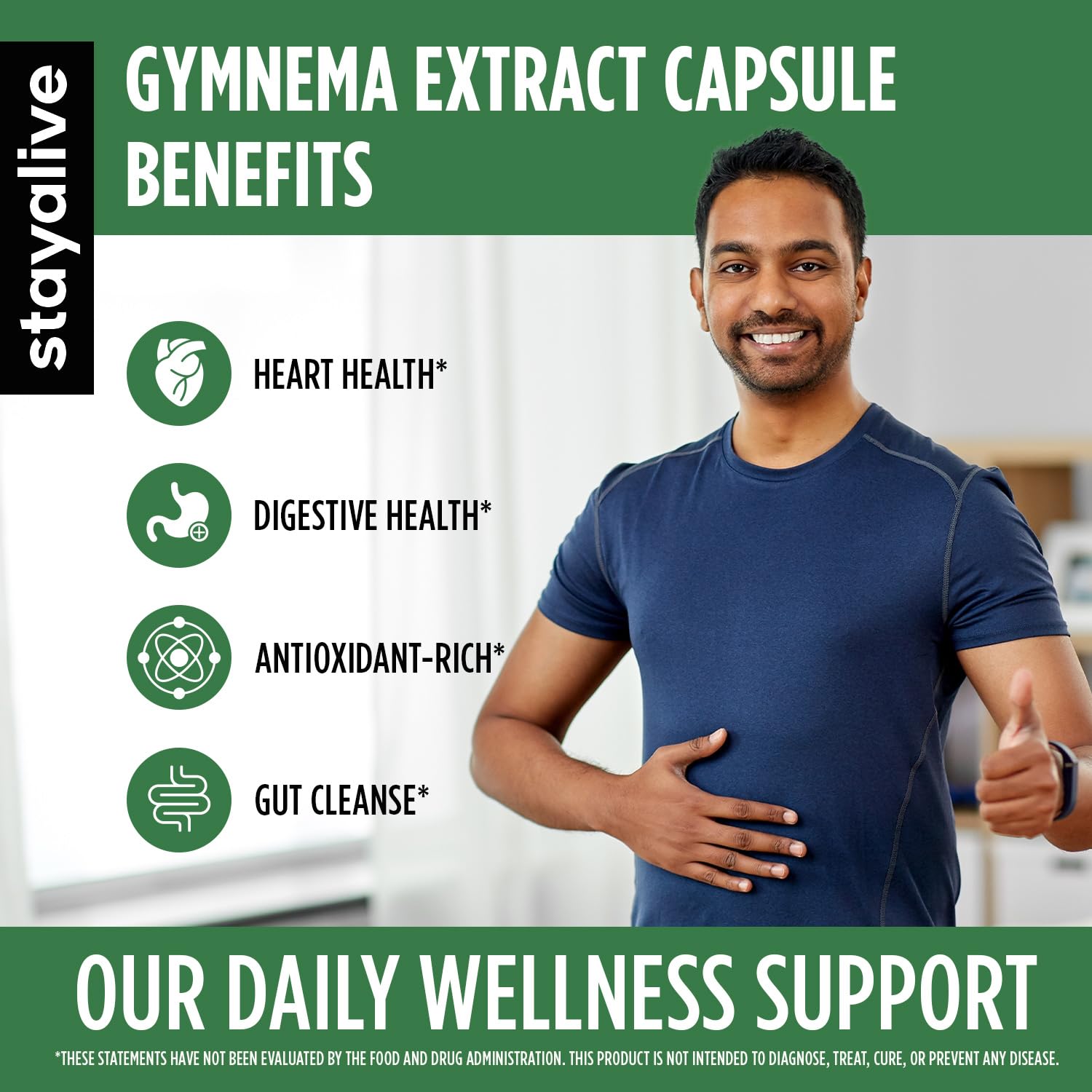 Capsules close-up showing vegan and gluten-free features