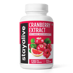 STAY ALIVE Cranberry pills 1000mg for women and men