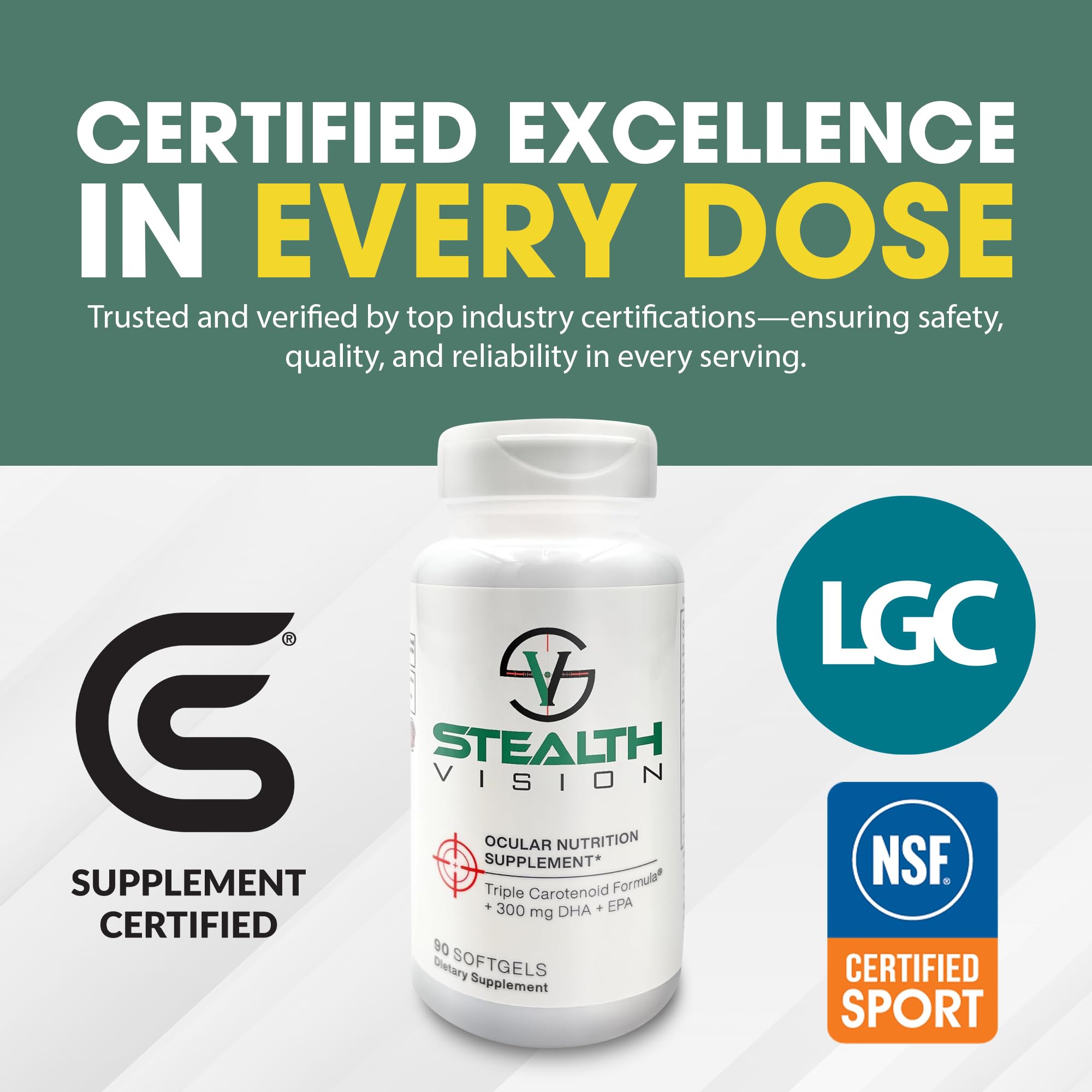 Stealth Vision Eye Vitamin softgel capsules