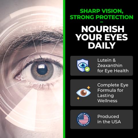 Ingredients showing lutein and zeaxanthin in Stealth Vision