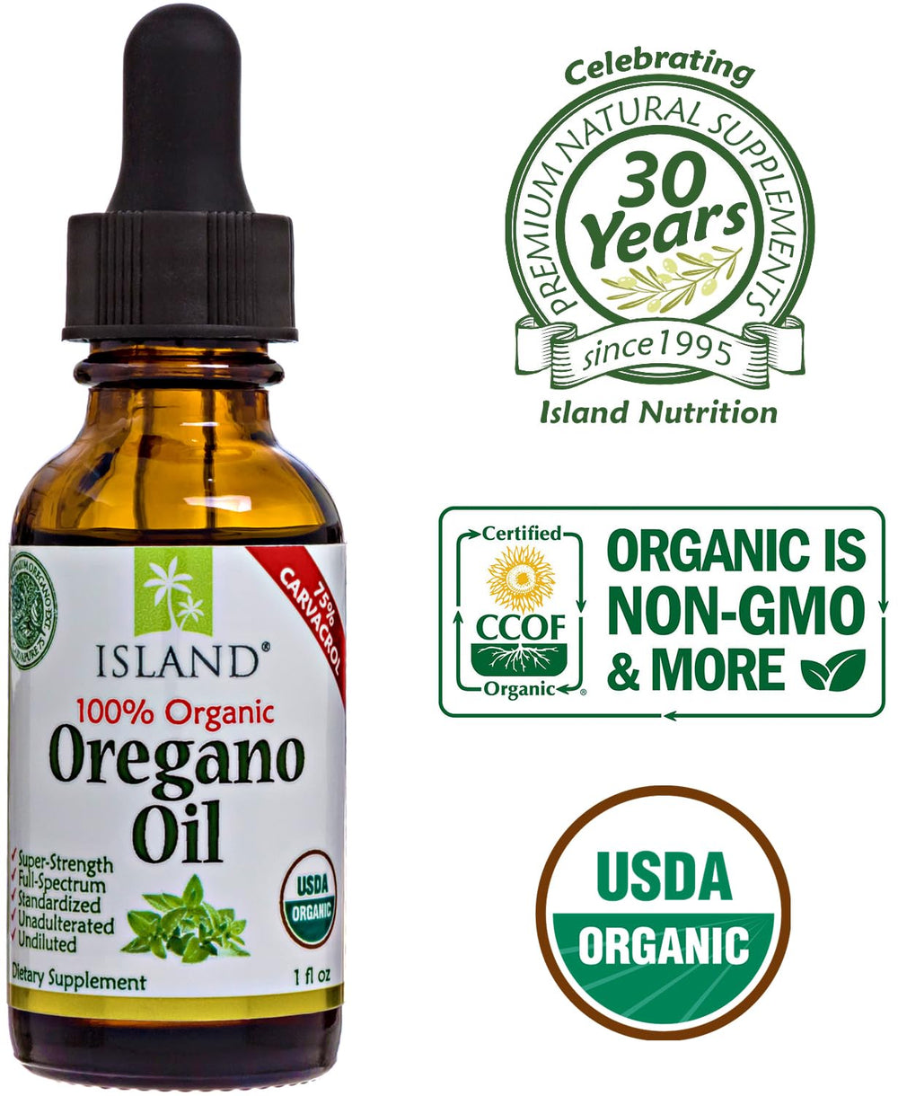 Steam-distilled oregano oil extract illustration
