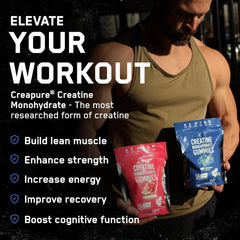 Nutrition label highlighting 5g Creapure per serving