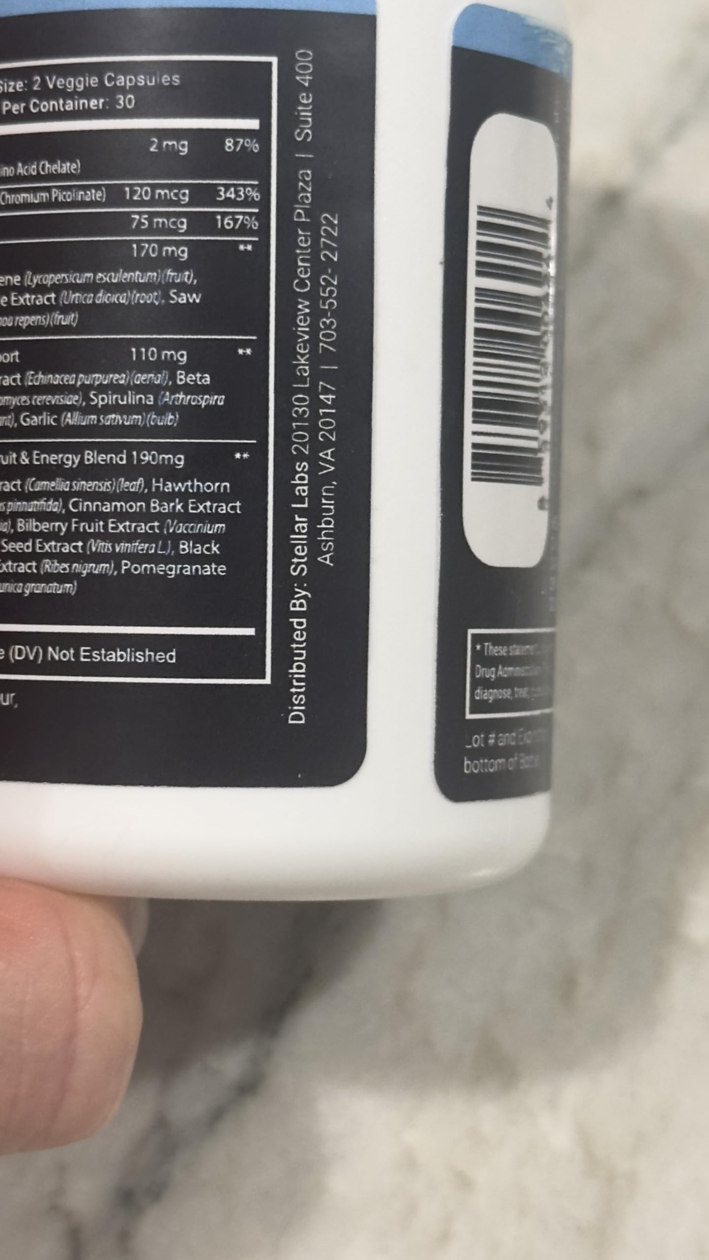 Male hormone support ingredients: Lycopene, Saw Palmetto, Lutein