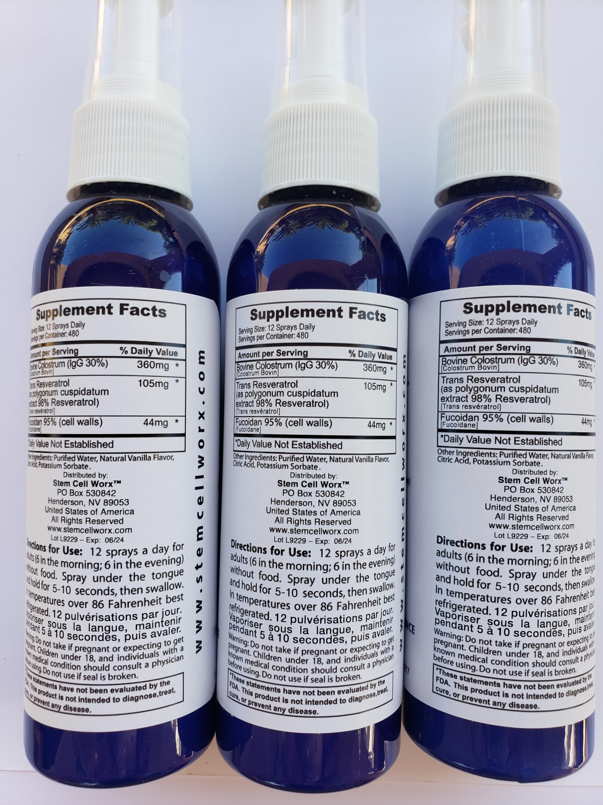 Stem Cell Worx 3-pack four-month supply