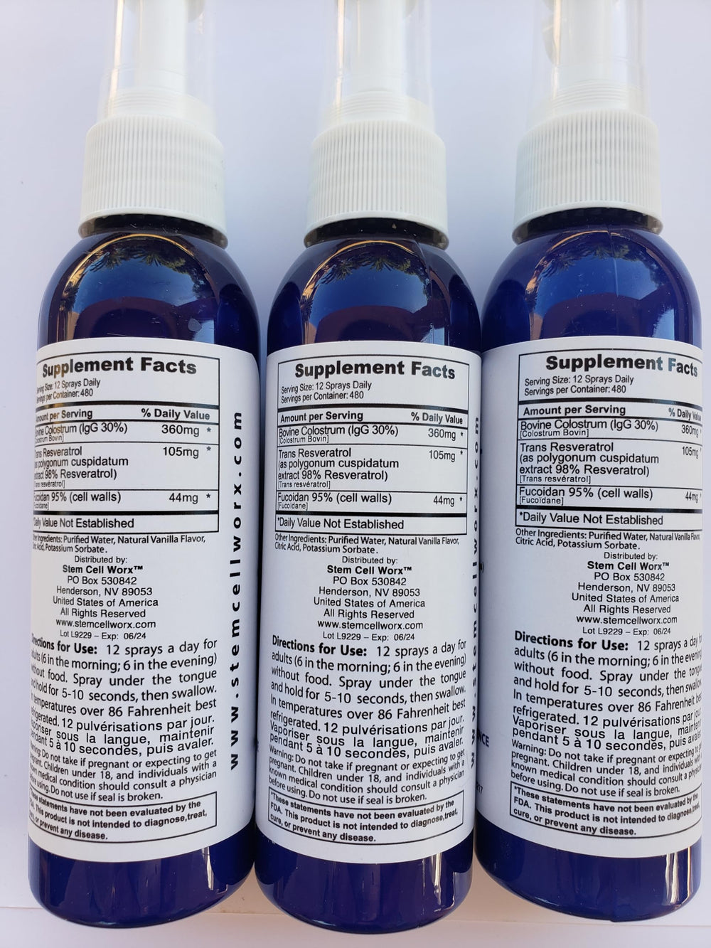 Stem Cell Worx 3-pack four-month supply