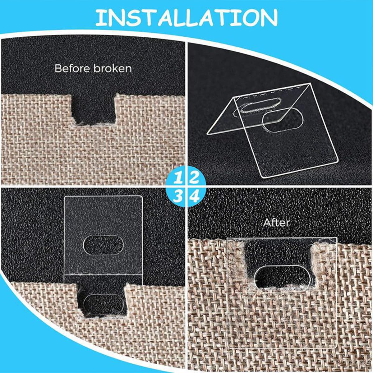 Stem clip size 1.2x0.3 inch for blinds carriers