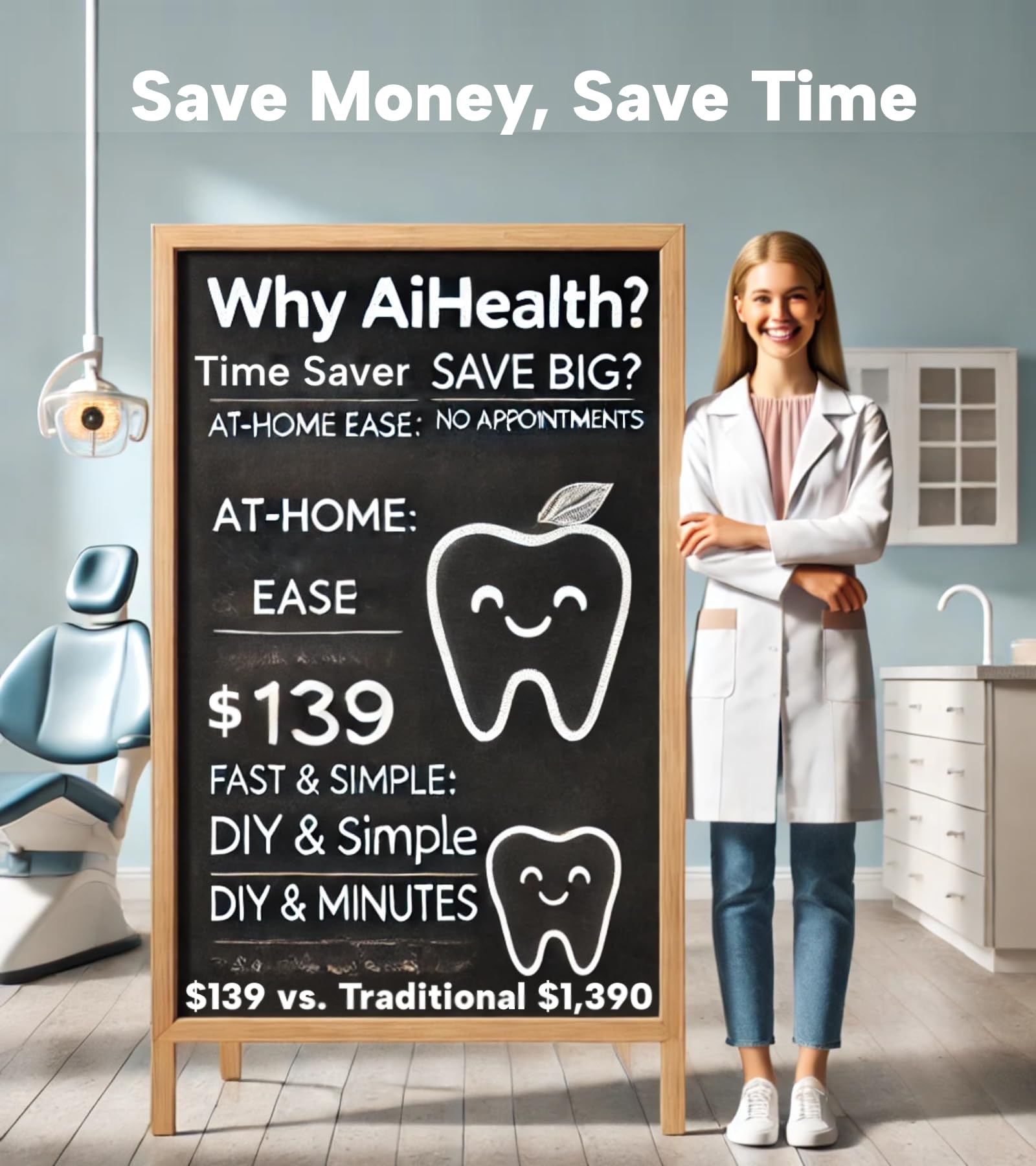 Step-by-step guidance for DIY smile kit