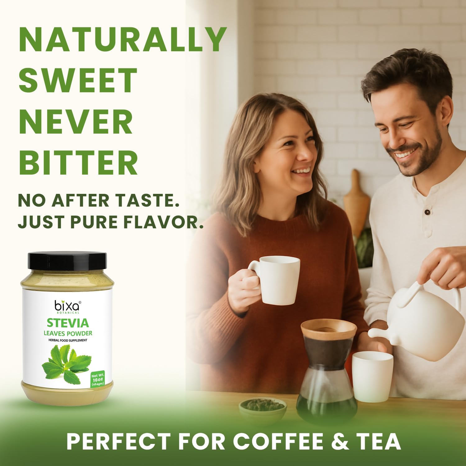 Powder texture of Stevia Leaf Powder