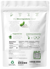 Side view of Pure Organic Stevia Powder 8 oz canister