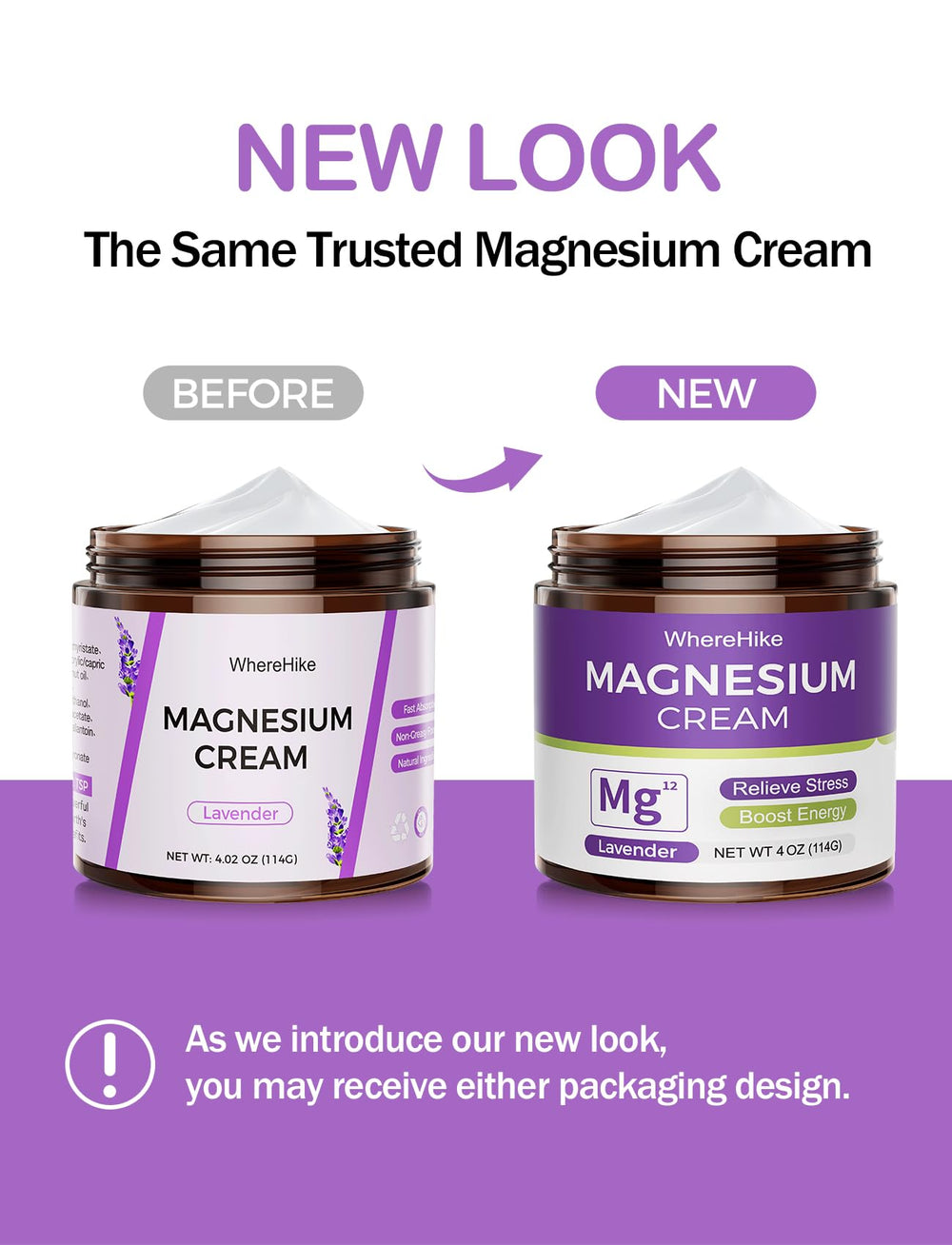 Close-up of lavender-infused magnesium cream texture