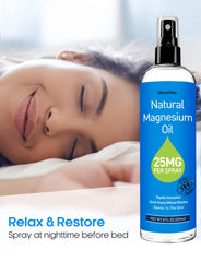 Stilip Magnesium Spray Lavender Scent mist on skin